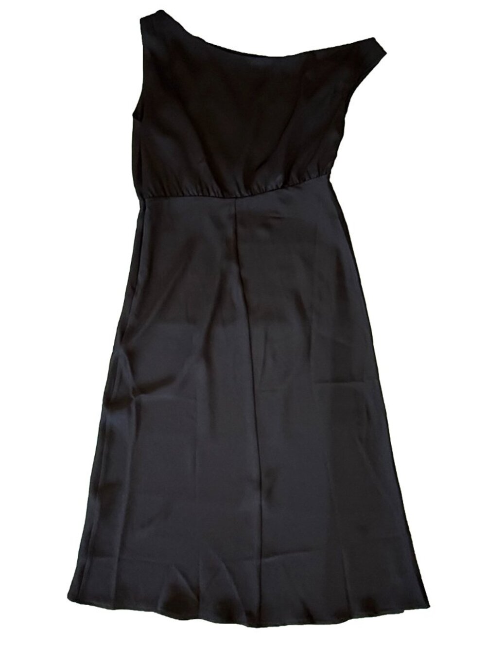Petal & Pup Clare One-Shoulder Midi Satin Dress - Picture 3 of 8